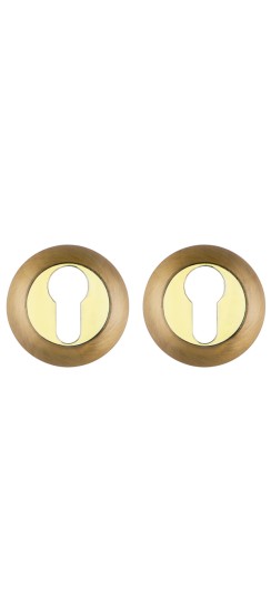 Накладка Fuaro (Фуаро) под цилиндр ET.R.RM54 (ET RM) AB/GP-7 бронза/золото