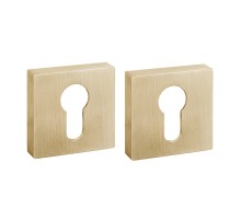 Накладка Fuaro  под цилиндр ET.K.DM51 (ET DM) SSG-39 сатинированное золото