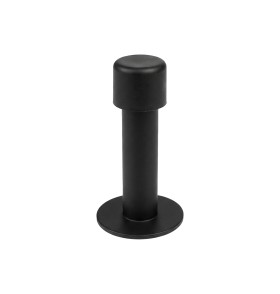 Упор дверной настенный DFIX/W85 INOX BL-24 черный