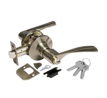 Ручка защелка  Ajax DK610 AB-ET (6010 AB-E) (кл./фик.) бронза