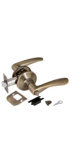 Ручка защелка Punto DK620 AB-BK (6020 AB-B) (фик.) бронза Ручка защелка Punto DK620 AB-BK (6020 AB-B) (фик.) бронза