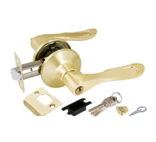 Ручка защелка PuntoDK630 SB-ET (6030 SB-E) (кл./фик.) мат.золото