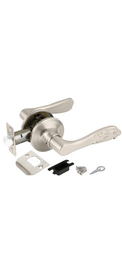 Ручка защелка Punto DK633 SN-PS (6033 SN-P) (без фик.) мат. никель Ручка защелка Punto DK633 SN-PS (6033 SN-P) (без фик.) мат. никель