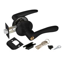 Ручка защелка Punto DK620 BL-ET (6020 BL-E) (кл./фик.) черный