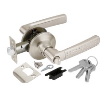 Ручка защелка Punto DK626 SN-ET (6026 SN-E) (кл./фик.) мат. никель