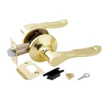 Ручка защелка PuntoDK630 PB-PS (6030 PB-P) (без фик.) золото