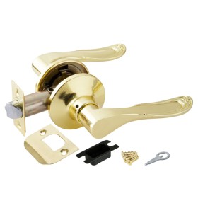 Ручка защелка PuntoDK630 PB-PS (6030 PB-P) (без фик.) золото