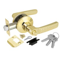 Ручка защелка Punto DK626 PB-ET (6026 PB-E) (кл./фик.) золото