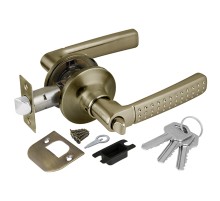 Ручка защелка Punto DK626 AB-ET (6026 AB-E) (кл./фик.) бронза