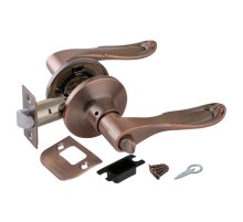 Ручка защелка Punto DK630 AC-BK (6030 AC-B) (фик.) медь