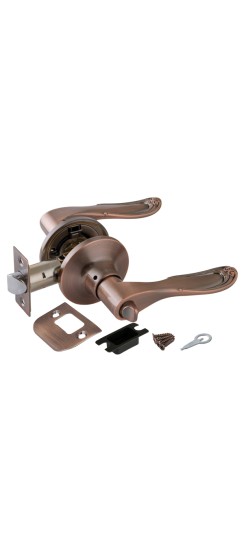 Ручка защелка Punto DK630 AC-BK (6030 AC-B) (фик.) медь Ручка защелка Punto DK630 AC-BK (6030 AC-B) (фик.) медь