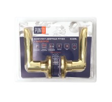 Ручка защелка Punto DK610/BL PB-BK (фик.) золото