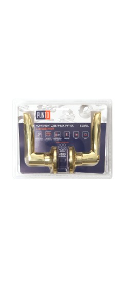 Ручка защелка Punto DK610/BL PB-BK (фик.) золото Ручка защелка Punto DK610/BL PB-BK (фик.) золото