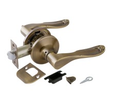 Ручка защелка Punto DK630 AB-PS (6030 AB-P) (без фик.) бронза