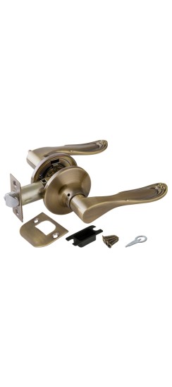 Ручка защелка Punto DK630 AB-PS (6030 AB-P) (без фик.) бронза