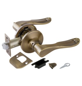 Ручка защелка Punto DK630 AB-PS (6030 AB-P) (без фик.) бронза