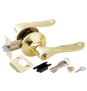 Ручка защелка PuntoDK630 PB-ET (6030 PB-E) (кл./фик.) золото