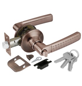 Ручка защелка Punto DK626 AC-ET (6026 AC-E) (кл./фик.) медь