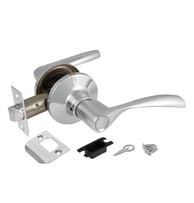 Ручка защелка  Ajax DK610 CP-PS (6010 CP-P) (без фик.) хром