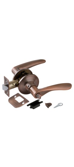 Ручка защелка Punto DK620 AC-BK (6020 AC-B) (фик.) медь