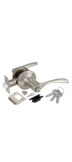 Ручка Ajax (Аякс) защелка DK610 SN-ET (6010 SN-E) (кл./фик.) мат. никель