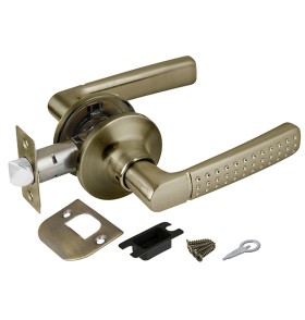 Ручка защелка Punto DK626 AB-PS (6026 AB-P) (без фик.) бронза