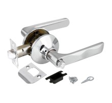 Ручка защелка Punto DK624 CP-BK (6024 CP-B) (фик.) хром