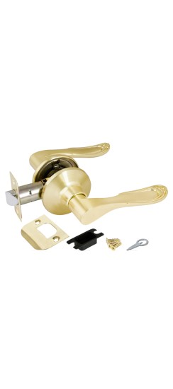 Ручка защелка Punto DK630 SB-PS (6030 SB-P) (без фик.) мат.золото