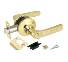 Ручка защелка Punto DK626 PB-BK (6026 PB-B) (фик.) золото