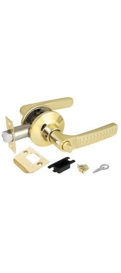 Ручка защелка Punto DK626 PB-BK (6026 PB-B) (фик.) золото