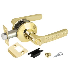 Ручка защелка Punto DK626 PB-BK (6026 PB-B) (фик.) золото