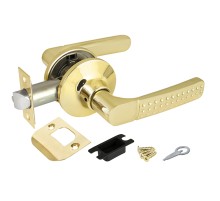 Ручка защелка Punto DK626 PB-PS (6026 PB-P) (без фик.) золото