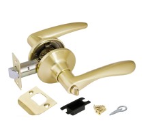 Ручка защелка Punto DK620 SB-BK (6020 SB-B) (фик.) мат. золото
