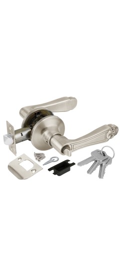 Ручка защелка Punto DK637 SN-ET (6037 SN-E) (кл./фик.) мат. никель