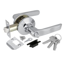 Ручка защелка Punto DK624 CP-ET (6024 CP-E) (кл./фик.) хром