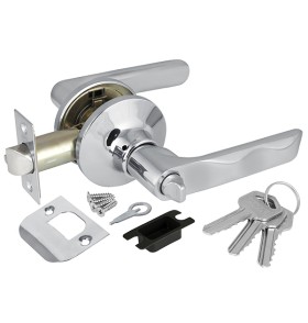 Ручка защелка Punto DK624 CP-ET (6024 CP-E) (кл./фик.) хром