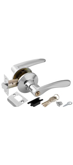Ручка защелка Punto DK620 CP-ET (6020 CP-E) (кл./фик.) хром