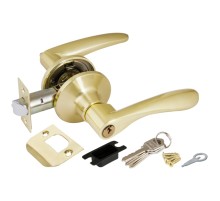 Ручка защелка Punto DK620 SB-ET (6020 SB-E) (кл./фик.) мат. золото