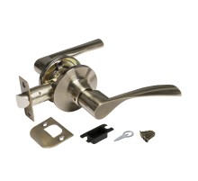 Ручка защелка  Ajax DK610 AB-PS (6010 AB-P) (без фик.) бронза