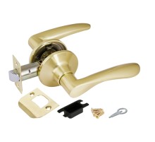 Ручка защелка Punto DK620 SB-PS (6020 SB-P) (без фик.) мат. золото