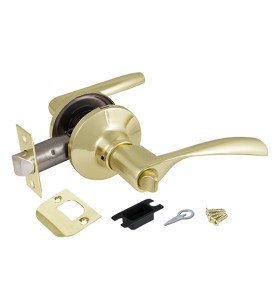 Ручка защелка  Ajax DK610 PB-BK (6010 PB-B) (фик.) золото