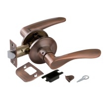 Ручка защелка Punto DK620 AC-PS (6020 AC-P) (без фик.) медь