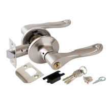 Ручка защелка Punto DK630 SN-ET (6030 SN-E) (кл./фик.) мат.никель