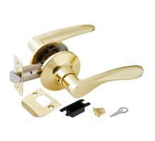 Ручка защелка Punto DK620 PB-PS (6020 PB-P) (без фик.) золото