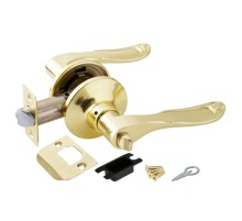 Ручка защелка PuntoDK630 PB-BK (6030 PB-B) (фик.) золото