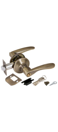 Ручка защелка Punto DK620 AB-ET (6020 AB-E) (кл./фик.) бронза Ручка защелка Punto DK620 AB-ET (6020 AB-E) (кл./фик.) бронза