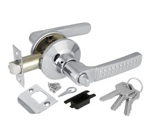 Ручка защелка Punto DK626 CP-ET (6026 CP-E) (кл./фик.) хром