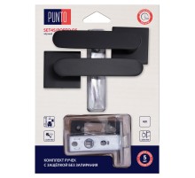 Комплект ручек с защелкой без запирания LM/A SET45K.QS52.PORTO/HD BL-24 черный
