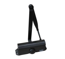 Доводчик дверной Dorma TS 77 EN4, с рычажной тягой, коричневый (DIY)