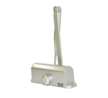 Доводчик дверной Dorma TS 77 EN3, с рычажной тягой, серый